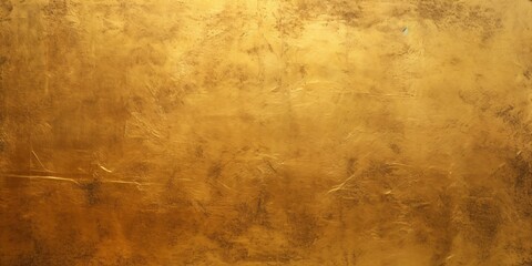 Fototapeta premium Golden Wall with Textured Design Generative AI
