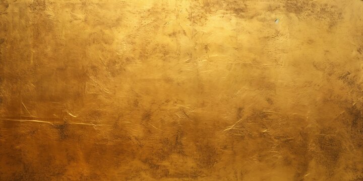 Golden Wall with Textured Design Generative AI