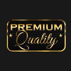 Golden Frame in Luxury Style. Isolated Letters. Anniversary, Birthday golden numbers Vector design elements. Golden label. Fancy illustration. Realistic shiny characters with black background