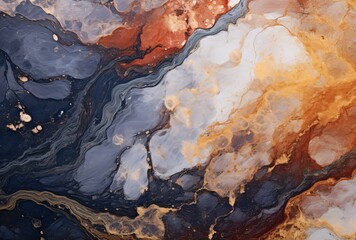 Oil Slick on Water Surface Generative AI - obrazy, fototapety, plakaty