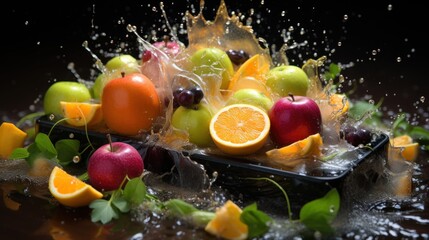 Healthy Food_composition_professional UHD Wallpaper