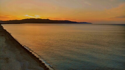 Crete island in Greece - sunset