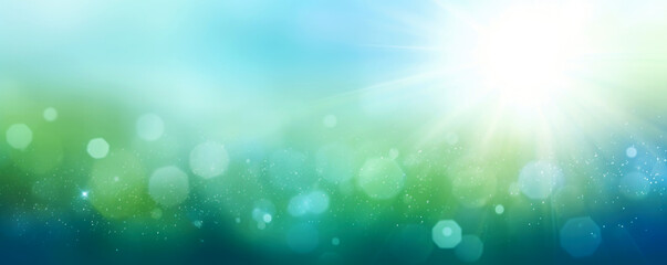 Abstract bokeh background, Glowing Light Particles Backdrop.