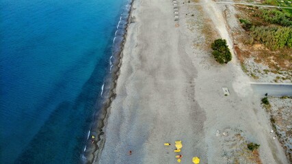 Kreta - plaża z góry - obrazy, fototapety, plakaty