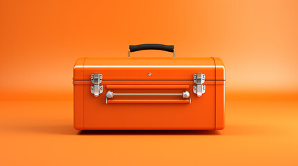 The toolbox on the orange background was a symbol of potential and possibility, a reminder that...