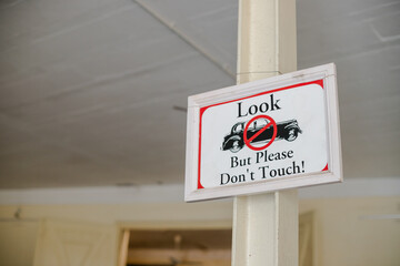 please do not touch 