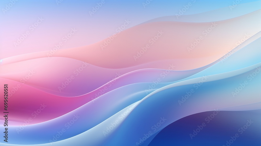 Sticker a conceptual abstract background symbolizing tranquility and serenity portrayed through subtle gradi