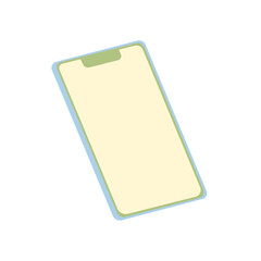 Flat Simple Illustration Of Smartphone