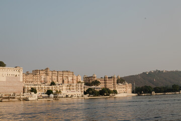 City Palace and Pichola Lake in Udaipur, India