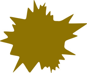 Abstract star shape vector illustration. Simple Star silhouette design elements