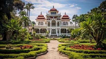Discovering the Beauty of Medan: Hiking through Sumatra's Architectural Marvels in Sultan's Palace Park and Garden
