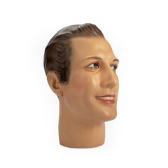 Vintage mannequin head portrait 
