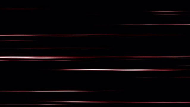 Pack of 4 Anime Comic Speed Lines Motion Background. Fast Horizontal and Diagonal Speed lines Loop Red and White . Velocity lines | 4K | Transparent Background | Green Screen | ProRes4444 | Alpha