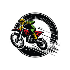 logo vector vintage motocross