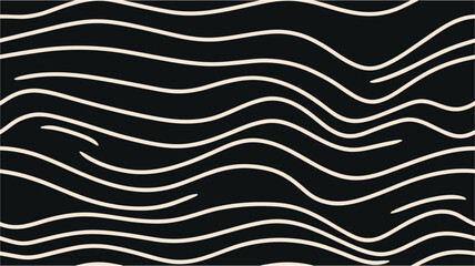 Modern stylish abstract texture. Striped backdrop. Waves. Wavy lines of different thickness
Vector illustration. Seamless.