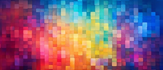 Colorful pixel abstract background with bright patterns