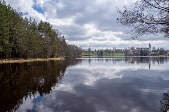 Beautiful autumn hike through the Fichtelgebirge in Nagel, Upper Franconia - Bavaria - Germany