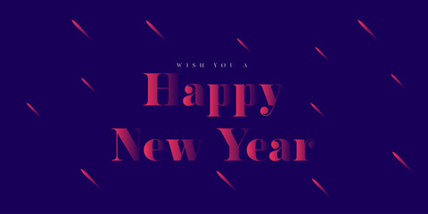 Happy new year 2024 celebration design. Elegant, colorful vector design for happy new year greetings poster, banner & social media post. © Opener Designs