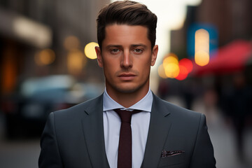 Businessman. Joyful Business Success: Radiant Entrepreneur Celebrating Achievement, handsome