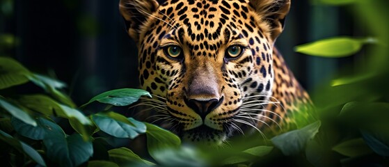 Majestic portrait of wild nature