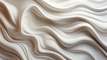 Fototapeta premium 美しい白い波の背景