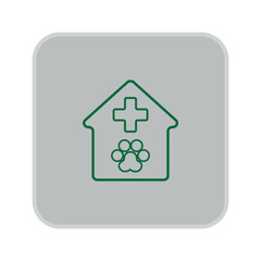 Clinic Pet Logo Icon