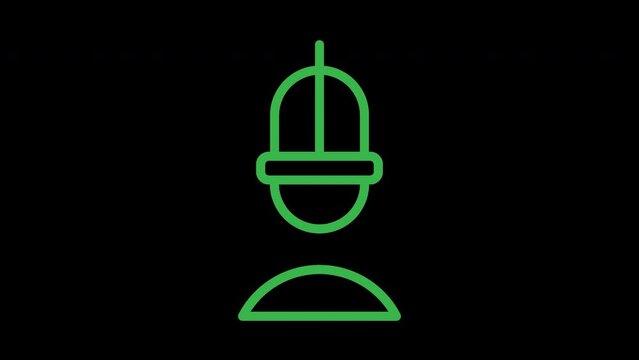 Work Worker Constractor Outline Icon