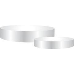 White Podium Display