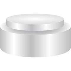 White Podium Display