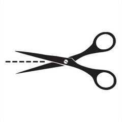 scissors icon vector