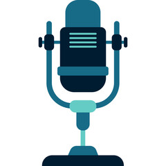 Microphone Flat Vector