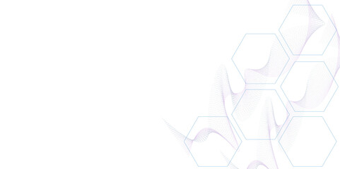 Vectors Background hexagon geometric pattern abstract elements design. Vector template Concept data technology. 