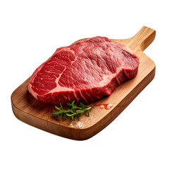 Beef isolated on transparent background