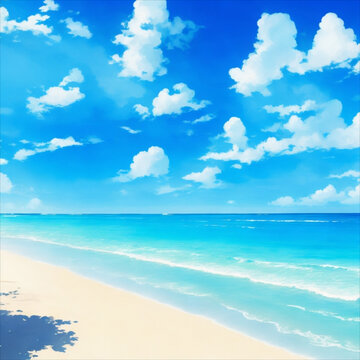 beach with sky