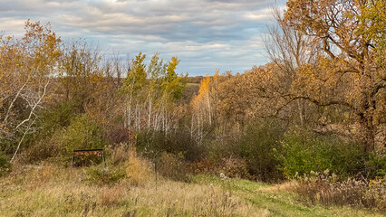 Wisconsin Countryside with Fall Foliage
