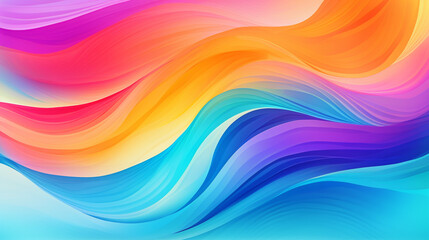 Obraz premium A vibrant and dynamic horizontal abstract wavy background 