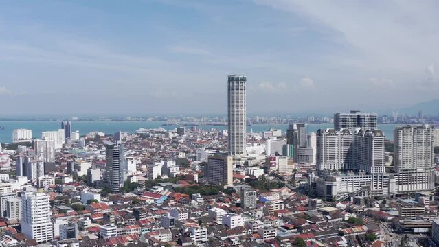 View of Georgetown, Penang , Malaysia