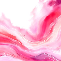 Obraz premium pink splashes watercolor background