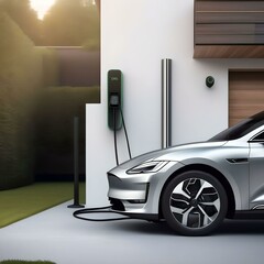 Electric car charging at home
