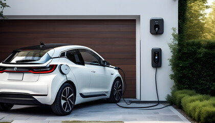 Electric car charging at home