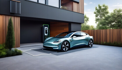 Electric car charging at home