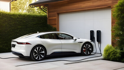 Electric car charging at home