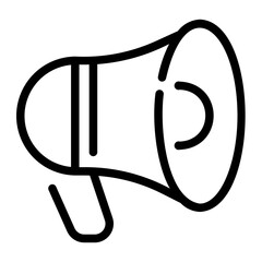 megaphone Line Icon