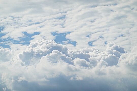 Clouds on blue sky background landscape views. © NoonVirachada