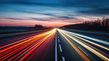 Obraz premium Autobahn Strasse Traffic