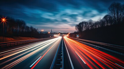 Obraz premium Autobahn Strasse Traffic