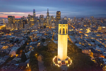 Coit Tower in San Francisco