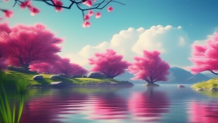 spring theme nature cinematic wallpaper vibrant
