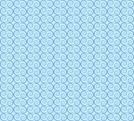 Fototapeta na wymiar seamless abstract background with blue
