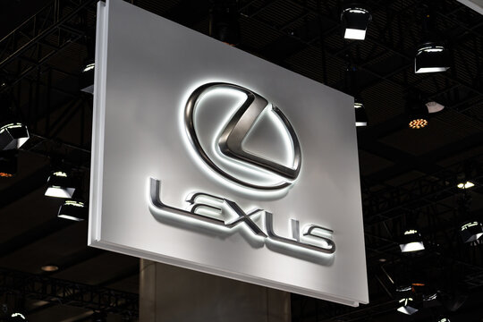lexus car logo in Guangzhou International Automobile Exhibition on November 21, 2023,in Guangzhou, China	